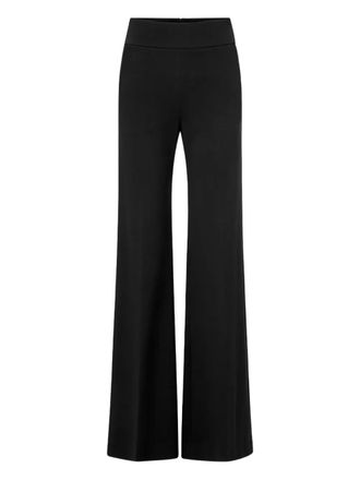 Veronica Beard Kalinda flared trousers - women - Viscose/Polyamide/Elastane/Polyester - 12 - Black