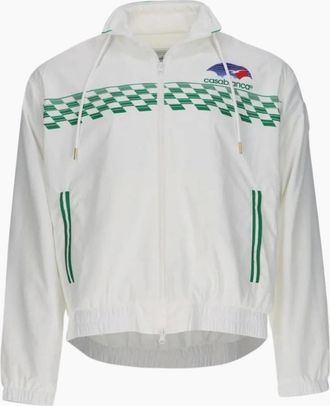 Casablanca Mens Casablanca Shell Suit Horizon White Jackets - Size: Regular/34