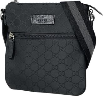 Gucci Pre-owned Vintage Shoulder Bag - Dames - Vintage Schoudertas - Zwart - ONE Size - Leer - Vintage