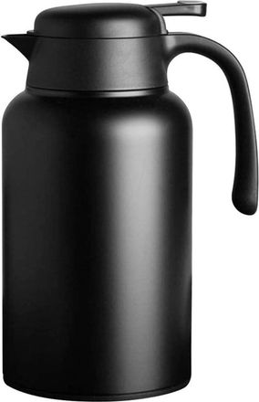 OEM Termo De 2 Litros, Jarra De Acero Inoxidable Con Aislamiento T&eacute;rmico, Mantiene Las Bebidas Calientes O Fr&iacute;as Durante 24 Horas (negro)