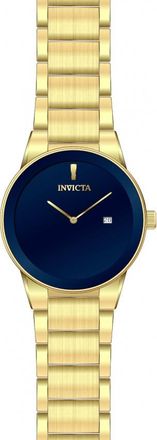 Invicta Specialty Quartz Blue Dial Yellow Gold-tone Mens Watch 29472