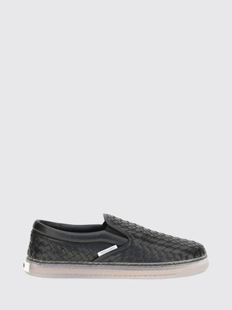 Bottega Veneta Intrecciato Leather Slip-On Sneakers