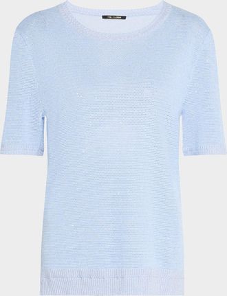 Kobi Halperin Noa Sequin-Embellished Crewneck Sweater