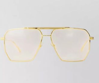 Bottega Veneta metal pilot sunglasses