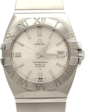 Omega Pre-owned Watches, male, Gray, Size: ONE SIZE Pre-owned Vintage Wristwatch