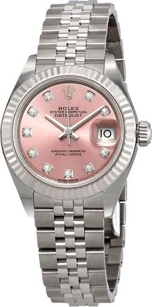 Rolex Lady Datejust Automatic Pink Diamond Dial Ladies Jubilee Watch 279174PDJ