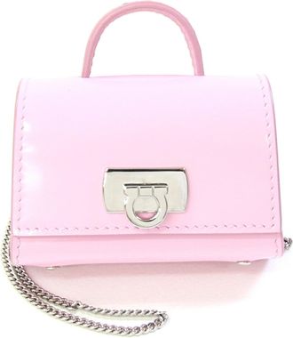 Ferragamo Leather Handbag Charm (Pre-Owned)