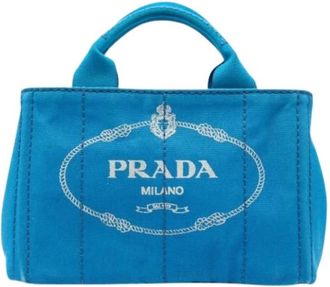 Prada Pre-owned Satchel - Dames - Vintage Shopper - Blauw - ONE Size - Vintage