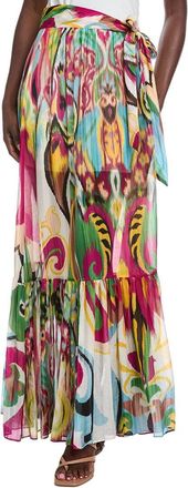 Etro Silk-Blend Maxi Skirt