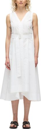3.1 Phillip Lim Sleeveless V-Neck Belted Midi Dress