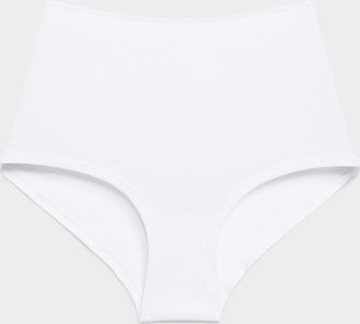 Miiyu Womens Minimalist high-waist boyshort Organic cotton