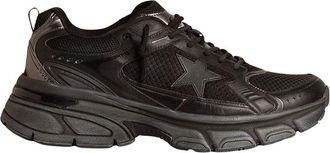 Golden Goose Lightstar Net Leather & Mesh Sneaker