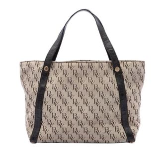 Bottega Veneta Pre-owned Jacquard Monogram Tote - Pre-owned - Mujer - Beige - ONE SIZE