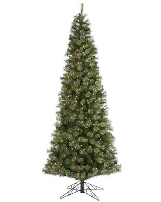 Nearly Natural 10Ft Cashmere Slim Artificial Christmas Tree
