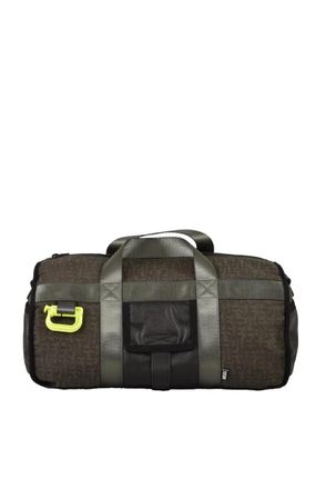 Diesel Textured Grey Cylindrical Bag
