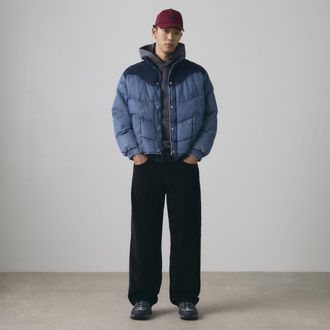 Levi's Wild West Short Puffer Jacket - Mens - 2XL - Blue