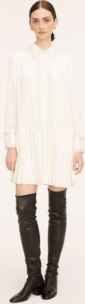 Rebecca Taylor Silk Pleated Dress
