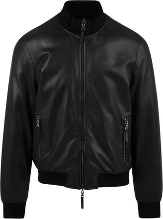 The Jack Leathers Omkeerbare Leren Jas Derek Seamless 20 Zwart - Heren - Leren en Su&egrave;de Jassen - Zwart - M - Leer - Jassen