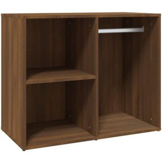 vidaXL Vidaxl - Dressing Cabinet Brown Oak 80x40x65 cm Engineered Wood