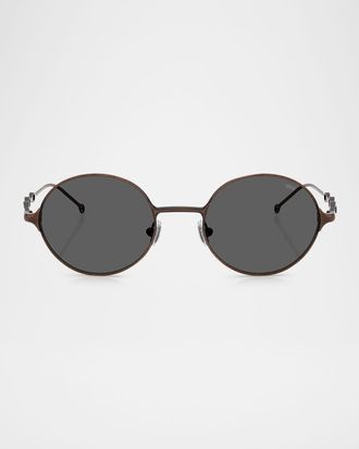 Diesel Mens DL1008 Round Sunglasses