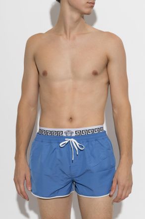 Versace Swim Shorts, Mens, Blue