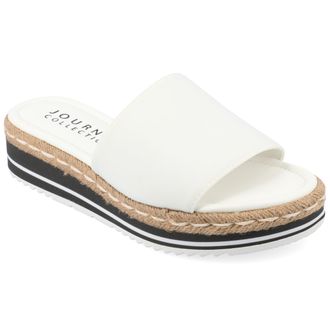 Journee Collection Journee Womens Rosey Medium and Wide Width Espadrille Sandals