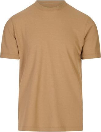 Zanone Hombre, Camisetas, Marr&oacute;n, Talla: 3XL