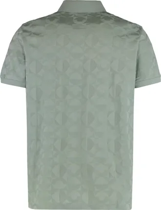 HUGO BOSS Mens Cotton Polo Shirt Green T-shirts And Polos
