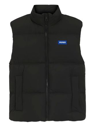 HUGO BOSS zipped quilted gilet - men - Polyamide - M - Black