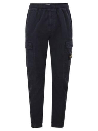 Stone Island Pantalones cargo de sarga de algod&oacute;n de Stone Island