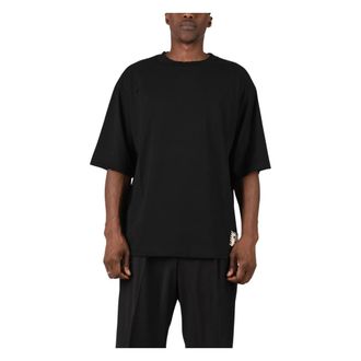 Laneus T-shirt Girocollo - - Tops - Uomo - Nero - L