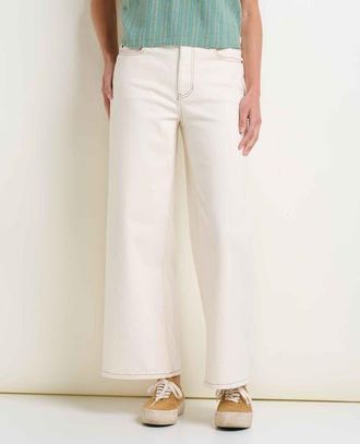 Toad & Co Balsam Wide Leg Pant in Natural at Nordstrom, Size 12