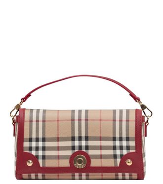 Burberry Beige Check Small Crossbody Bag