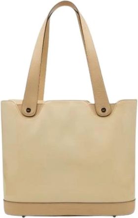 Ferragamo Pre-owned Tote Bags, female, Beige, Size: ONE SIZE Pre-owned Tote Bag