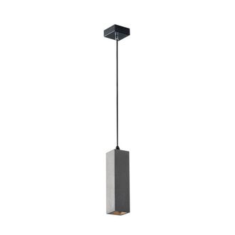 Netlighting Kruk Slim Square Ceiling Pendant Dark Grey GU10