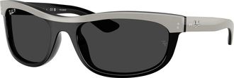 Ray-Ban RB2489 Balorama Polarized 144248 Mens Sunglasses Black Size 62