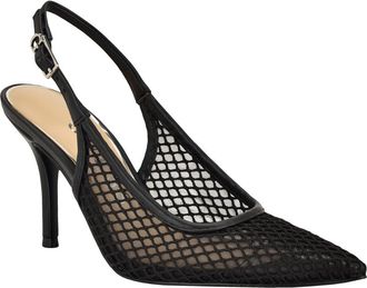 Guess Pandy Slingback Pointed Toe Pump in Black at Nordstrom, Size 5.5