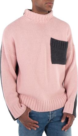 J.W.Anderson Contrast Patch Pocket Turtleneck Jumper, Size X-Large