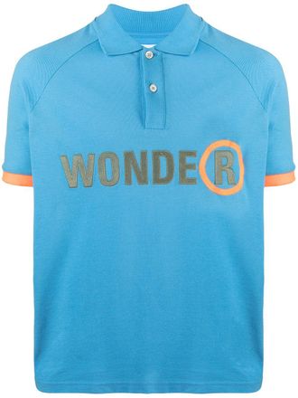 Walter Van Beirendonck Wonder Bear polo shirt - Blue