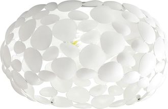 Luce-Ambiente-Design Plafón en metal blanco 48 cm