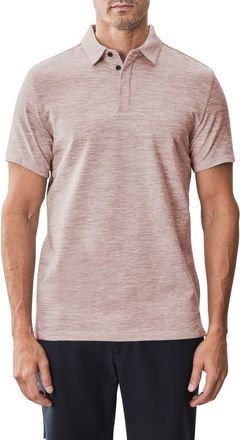 Robert Barakett Payne Space Dye Jacquard Polo in Pink at Nordstrom Rack, Size Medium