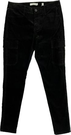Vince Womens Corduroy Skinny Leg Pockets High Rise Slim Pants In Black