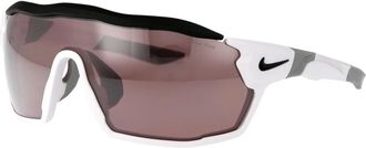 Nike Show X Rush E Zonnebril - unisex - Zonnebrillen - Wit - 58 MM - Leer - Accessoires