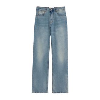 Ami Jeans, Dames, Blauw, W28, Katoen, Jeans met ruime pasvorm