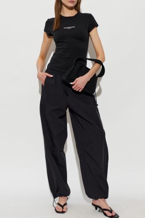 Alexander Wang T-shirt With Logo, Womens, Black