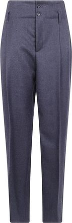 Alberta Ferretti Pantalones anchos - Trousers - Mujer - Gris - L