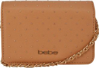 Bebe Sagan Studded Crossbody Bag in Camel at Nordstrom Rack