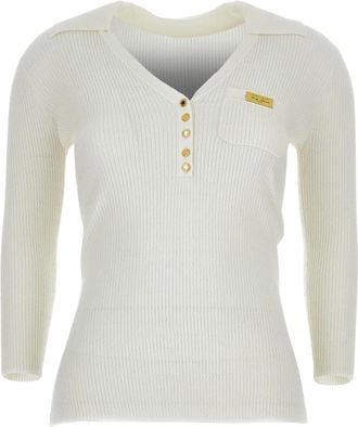 Elisabetta Franchi Donna, Maglie, Bianco, S, new