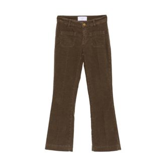 Seafarer Pantaloni cropped - - Trousers - Donna - Verde - W25