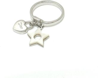 Dior Silver Metal Band Ring (Pre-Owned)